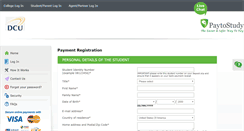 Desktop Screenshot of dcu.studentfees.ie